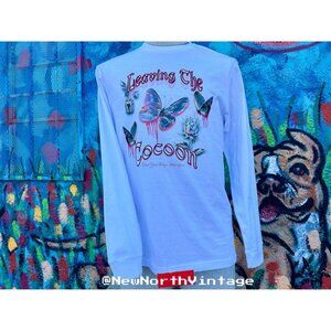 LEAVING The Cocoon Long Sleeve T Shirt Size Medium - Designed By NewNorthVintage